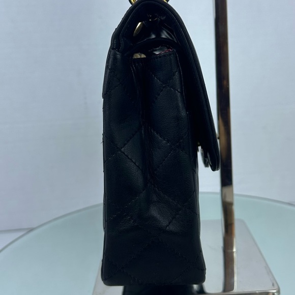 CHANEL Paris Limited Double Flap Quilted Lambskin Shoulder Bag - Picture 4 of 16